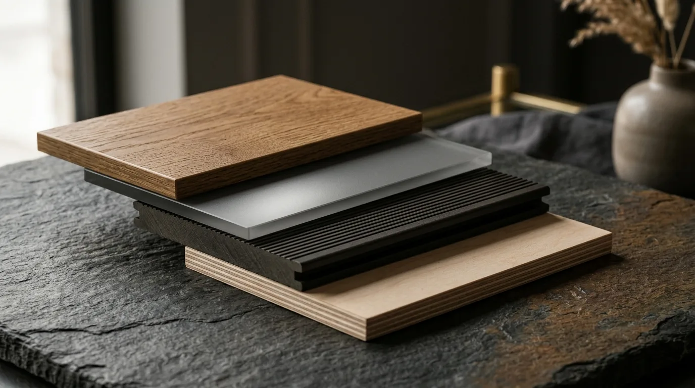 Tactile linen grey laminate, code 264